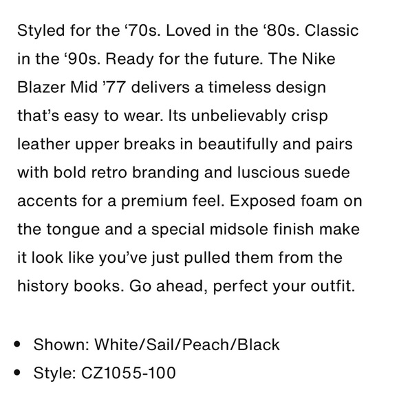 Women’s Nike Blazer Mid ‘77 - Picture 14 of 14